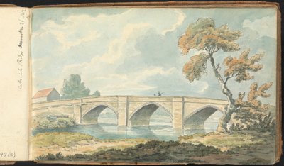 Álbum de estudios de paisajes y figuras: Catterick Bridge de Thomas Bradshaw
