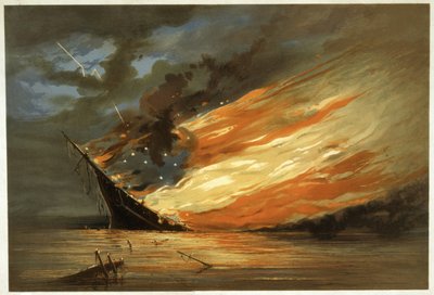 El regreso, o salvado del naufragio, publicado c.1872 de Thomas Brooks