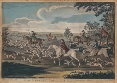 Caza [juego de cuatro]: 1.Going to Cover (los títulos también están inscritos en francés) de Thomas Burford