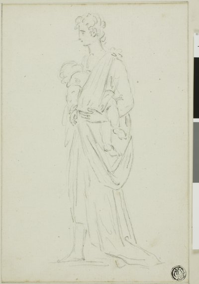 Mujer con bebé de Thomas Burke