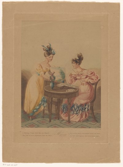 Mujer pintando detrás de una mesa
Mañana (título en el objeto) de Thomas Busby