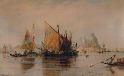 Santa Maria della Salute, Venecia, 1880, 1935 de Thomas Bush Hardy