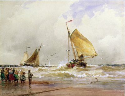 Playa de Scheveningen de Thomas Bush Hardy