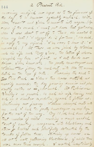 Diarios de Thomas Butler Gunn - Volumen 17, página 156, 7 de septiembre de 1861 de Thomas Butler Gunn