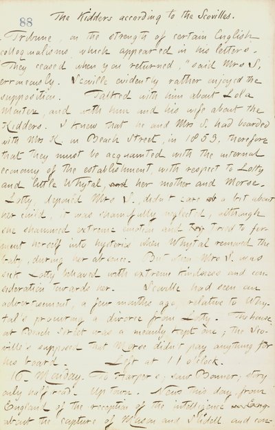 Diarios de Thomas Butler Gunn - Volumen 18, página 99, 15 de diciembre de 1861 de Thomas Butler Gunn