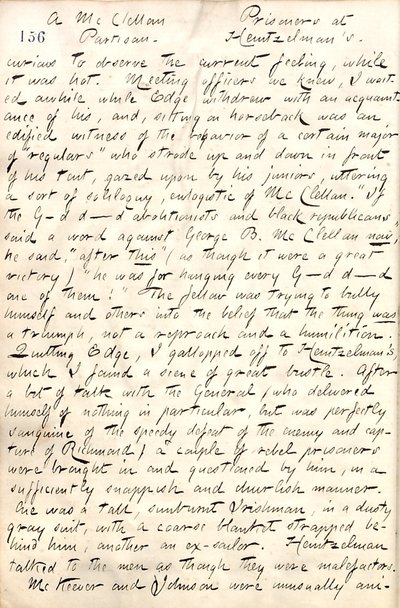 Diarios de Thomas Butler Gunn - Volumen 19, página 177, 4 de mayo de 1862 de Thomas Butler Gunn