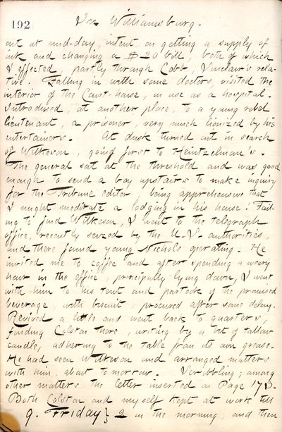 Diarios de Thomas Butler Gunn - Volumen 19, página 222, 8 de mayo de 1862 de Thomas Butler Gunn