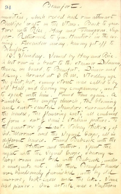 Diarios de Thomas Butler Gunn - Volumen 20, página 104, 12 de julio de 1862 de Thomas Butler Gunn