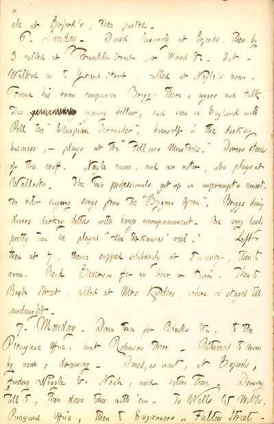 Diarios de Thomas Butler Gunn - Volumen 5, página 164, 5-7 de marzo de 1853 de Thomas Butler Gunn