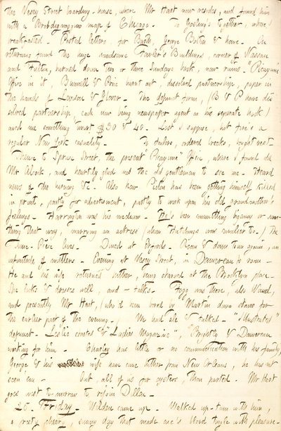 Diarios de Thomas Butler Gunn - Volumen 6, página 206, 24-25 de noviembre de 1853 de Thomas Butler Gunn