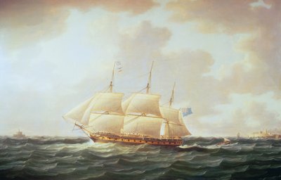 H.M.S. Minerva de Thomas Buttersworth