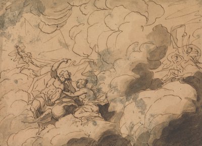 Ilustración de la Ilíada de Homero de Thomas Carwitham