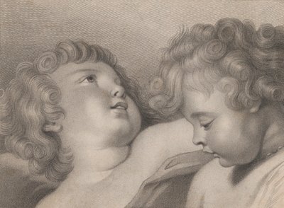 Dos cabezas de querubines de Thomas Cheesman