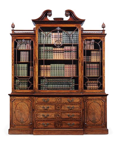 Librería secretaire de Jorge III, c.1765 de Thomas Chippendale