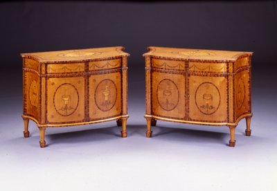 Par de cómodas de Jorge III de Thomas Chippendale