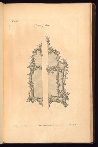 El director del caballero y del ebanista de Thomas Chippendale