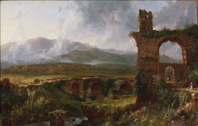 Una vista cerca de Tivoli (por la mañana) de Thomas Cole