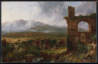 Una vista cerca de Tívoli (por la mañana) de Thomas Cole