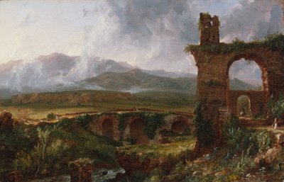 Una vista cerca de Tívoli (Mañana) de Thomas Cole