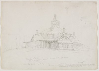 Hornby Lodge, 1839 de Thomas Cole