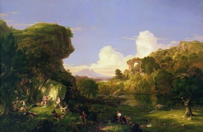 Paisaje italiano de Thomas Cole