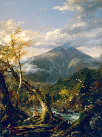 Monte Marcy desde el río Opalescent de Thomas Cole