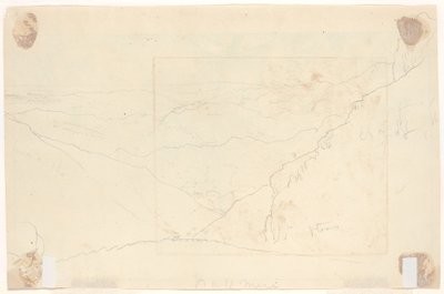 Paisaje montañoso [verso] de Thomas Cole