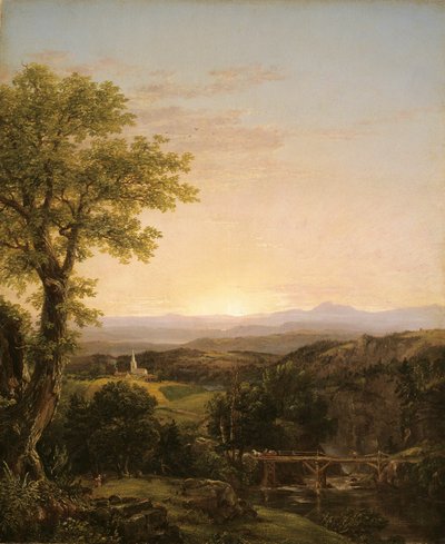 Paisaje de Nueva Inglaterra de Thomas Cole