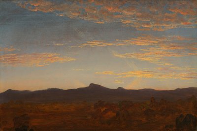 Estudio para "Catskill Creek" de Thomas Cole