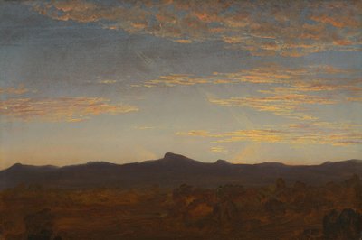 Estudio para "Catskill Creek", c.1844-5 de Thomas Cole