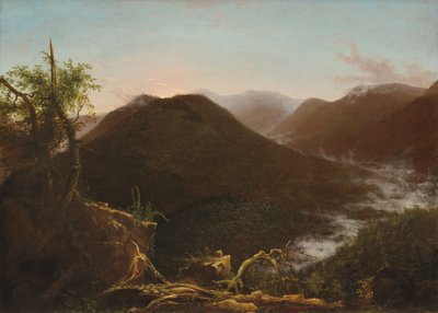 Amanecer en los Catskills, 1826 de Thomas Cole