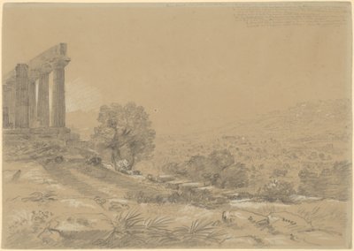 Templo de Juno, Agrigento de Thomas Cole