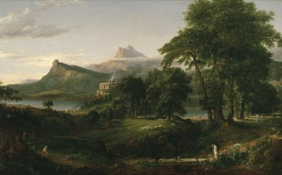El curso del imperio: El estado arcadio o pastoral de Thomas Cole