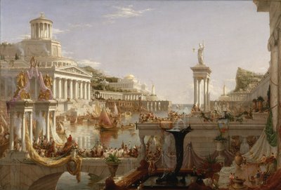 El curso del imperio: La consumación del imperio, c.1835-36 de Thomas Cole