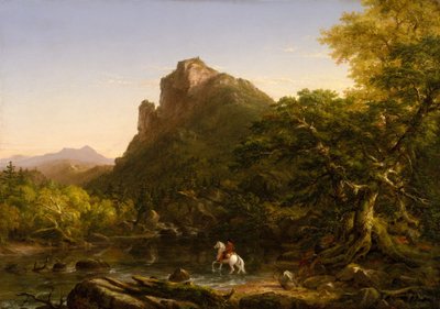 El vado de la montaña de Thomas Cole
