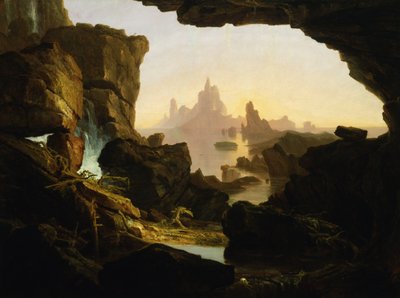 El descenso de las aguas del diluvio de Thomas Cole
