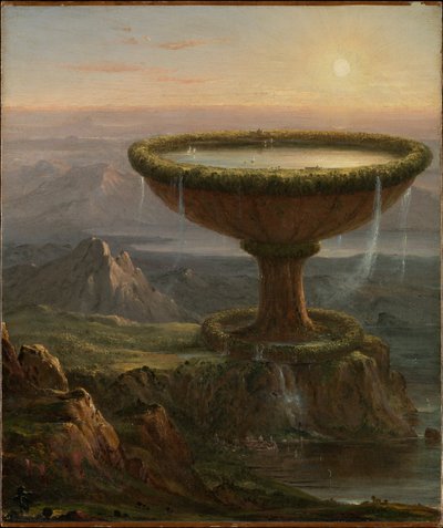 La copa del titán de Thomas Cole