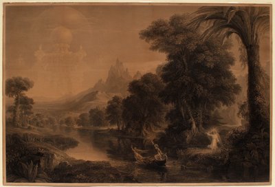 El viaje de la vida, II, juventud de Thomas Cole