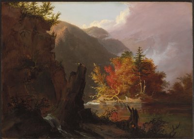 Vista en Kaaterskill Clove, 1826 de Thomas Cole