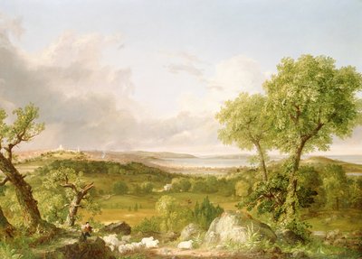 Vista de Boston de Thomas Cole