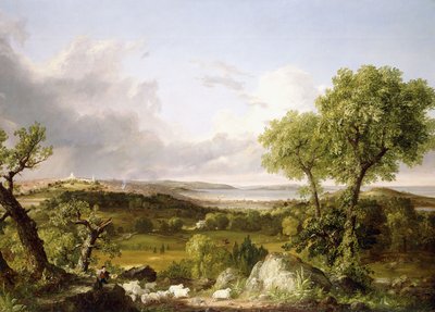 Vista de Boston de Thomas Cole