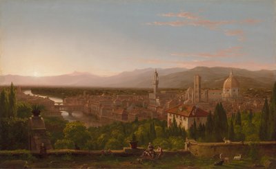 Vista de Florencia de Thomas Cole