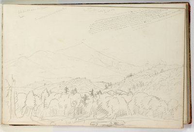 Vista de la Montaña Schroon mirando al norte 28 de junio de Thomas Cole