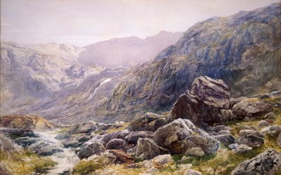 Paso de Llanberis, 1875 de Thomas Collier
