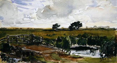 Pradera cerca de Arundel de Thomas Collier