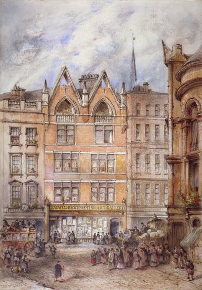 Gracechurch Street, Ciudad de Londres, 1882 de Thomas Colman Dibdin