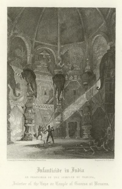 Infanticidio en India de Thomas Colman Dibdin