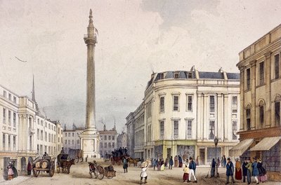 Monumento, Londres, c. 1855 de Thomas Colman Dibdin