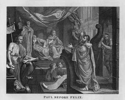 Pablo ante Félix, 1807, 1827 de Thomas Cook