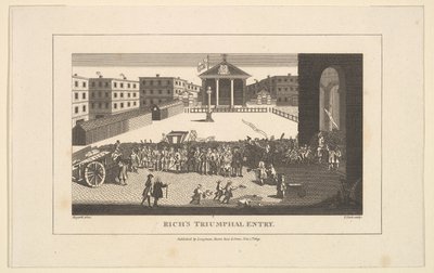 La Gloria de Rich, o Su Entrada Triunfal en Covent Garden, Diciembre 1732, Noviembre 1, 1809 de Thomas Cook